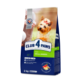 Club 4 Paws kuivtoit väikesematele tõugudele  täiskasvanud koertele 2 kg.